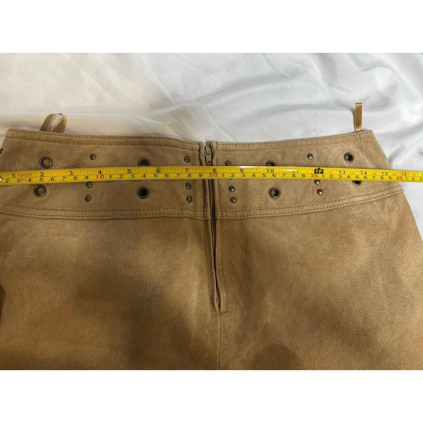 Misdemeanor Y2K Vintage Suede Low-Rise Flare Pants Deadstock SZ 9