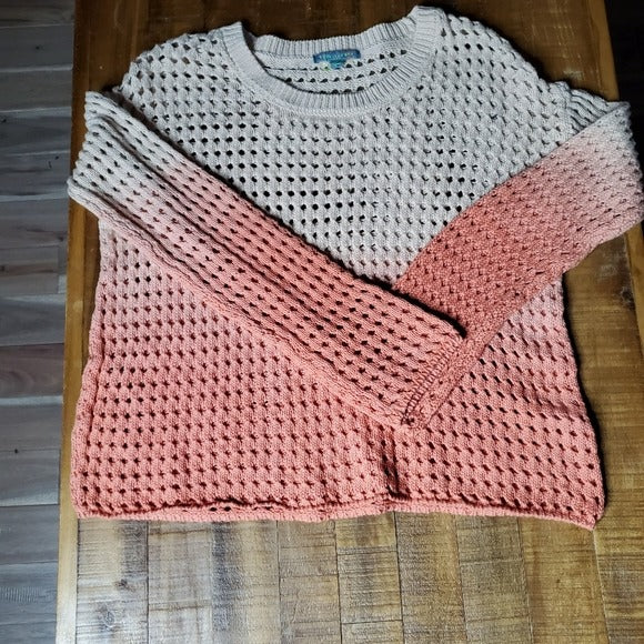 Good Luck Gem Crochet Sweater SZ XS