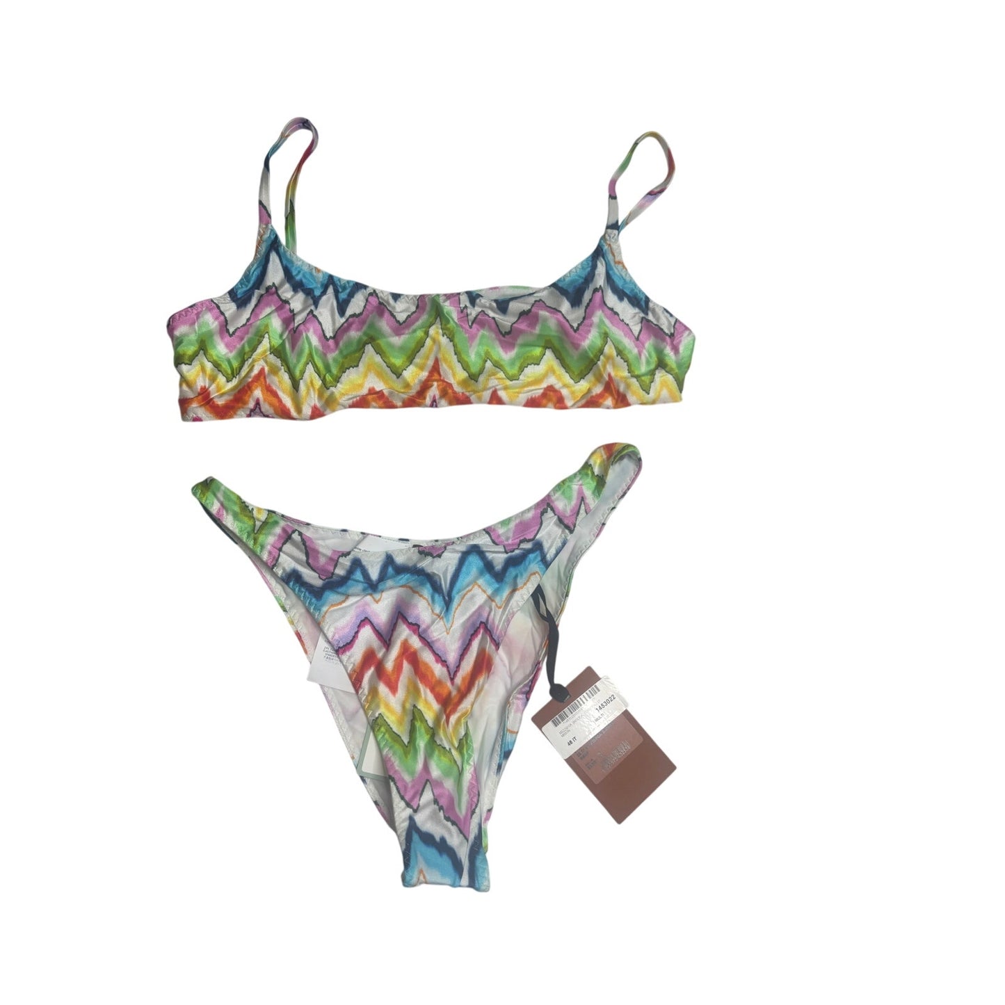 Missoni Mare Zigzag Chevron Bandeau Bikini Set SZ 48