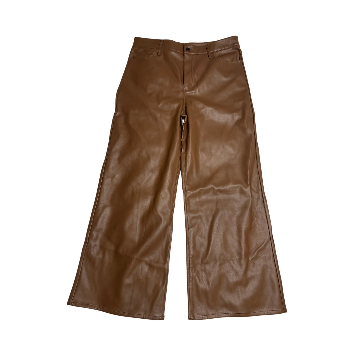 Joe’s Jeans Wide Leg Faux Leather Pants SZ 33