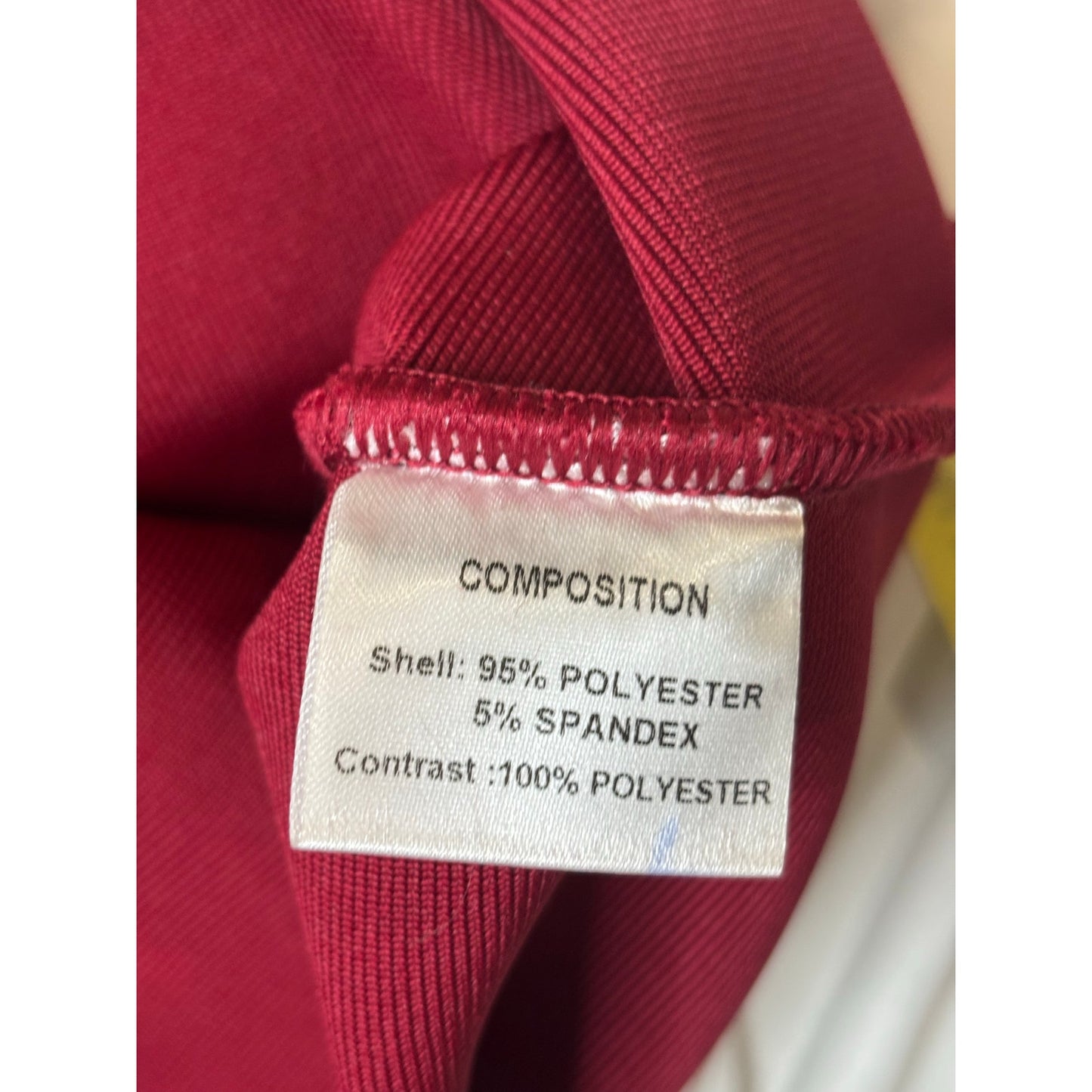 Alieva Ziba Bandage Shawl Sleeves Midi Dress Maroon SZ L