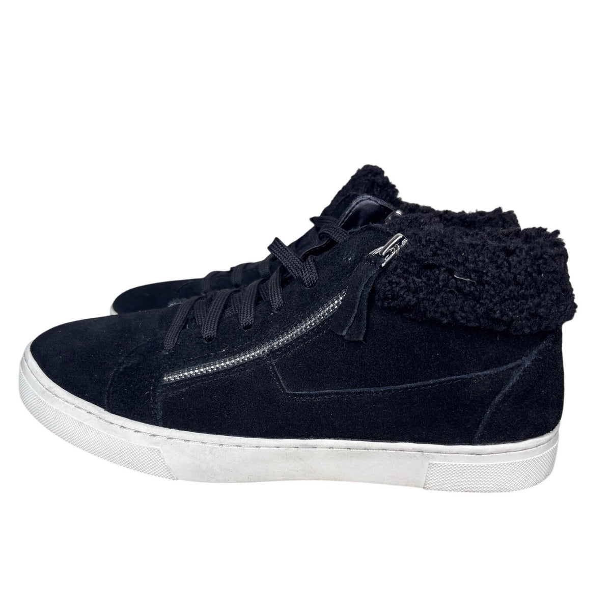 Steve Madden Kameo Faux Fur Lined Sneakers SZ 9.5