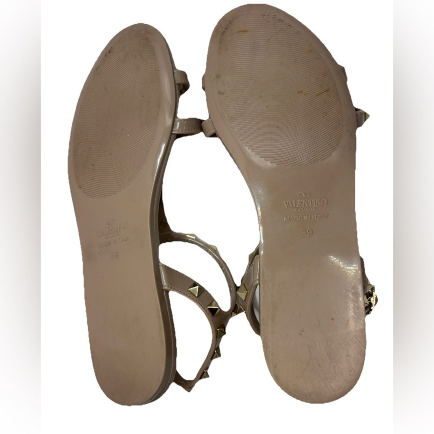 Valentino Garavani Rockstud Rubber Sandals SZ 9