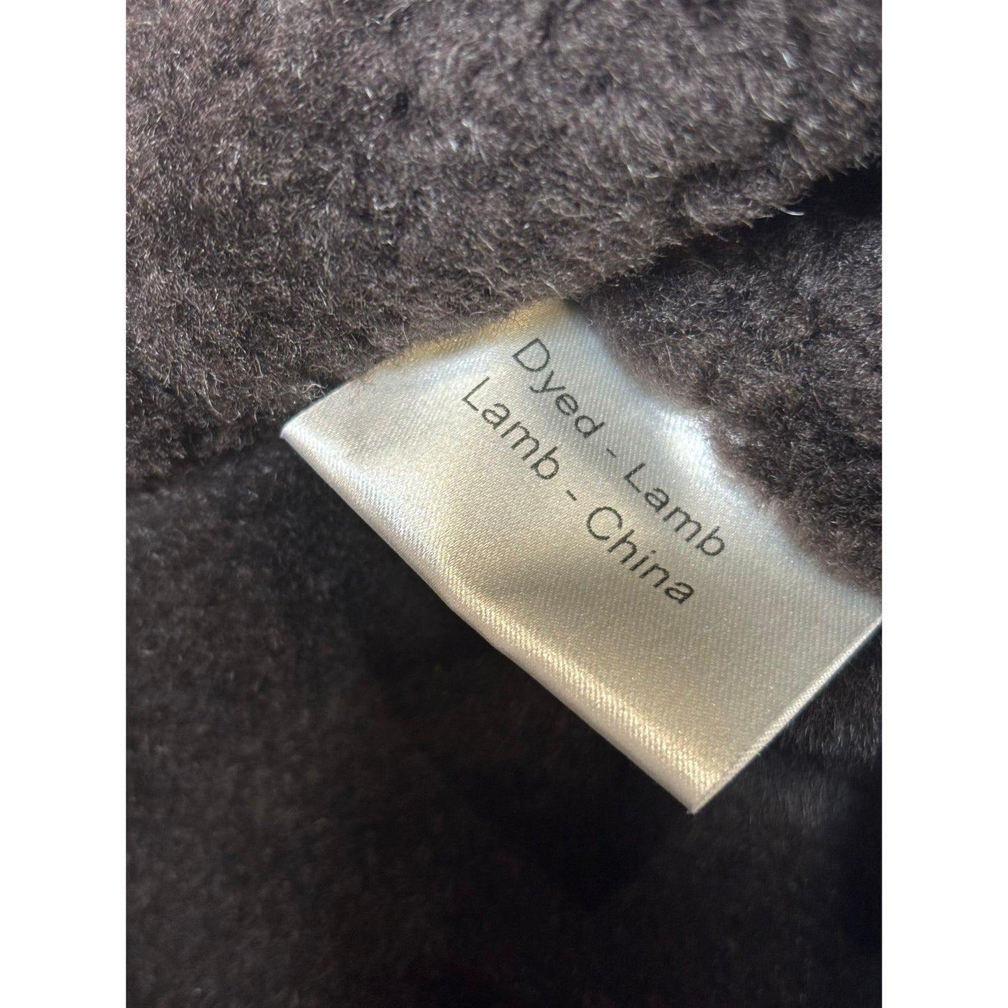 Trilogy Lamb Shearling Hooded Vest SZ Med