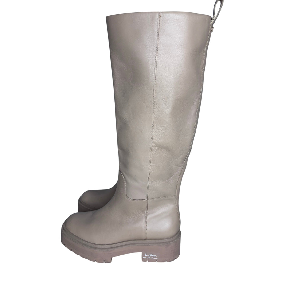 Sam Edelman Larina Waterproof Leather Platform Boots SZ 9