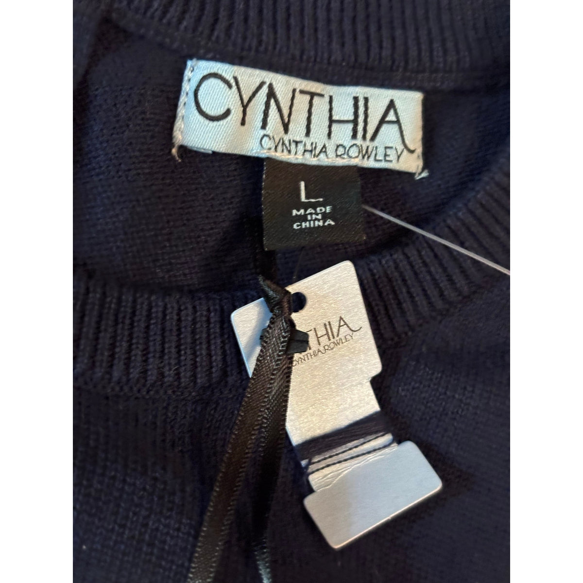Cynthia Rowley Fox Trot Intarsia Sweater SZ L NWT