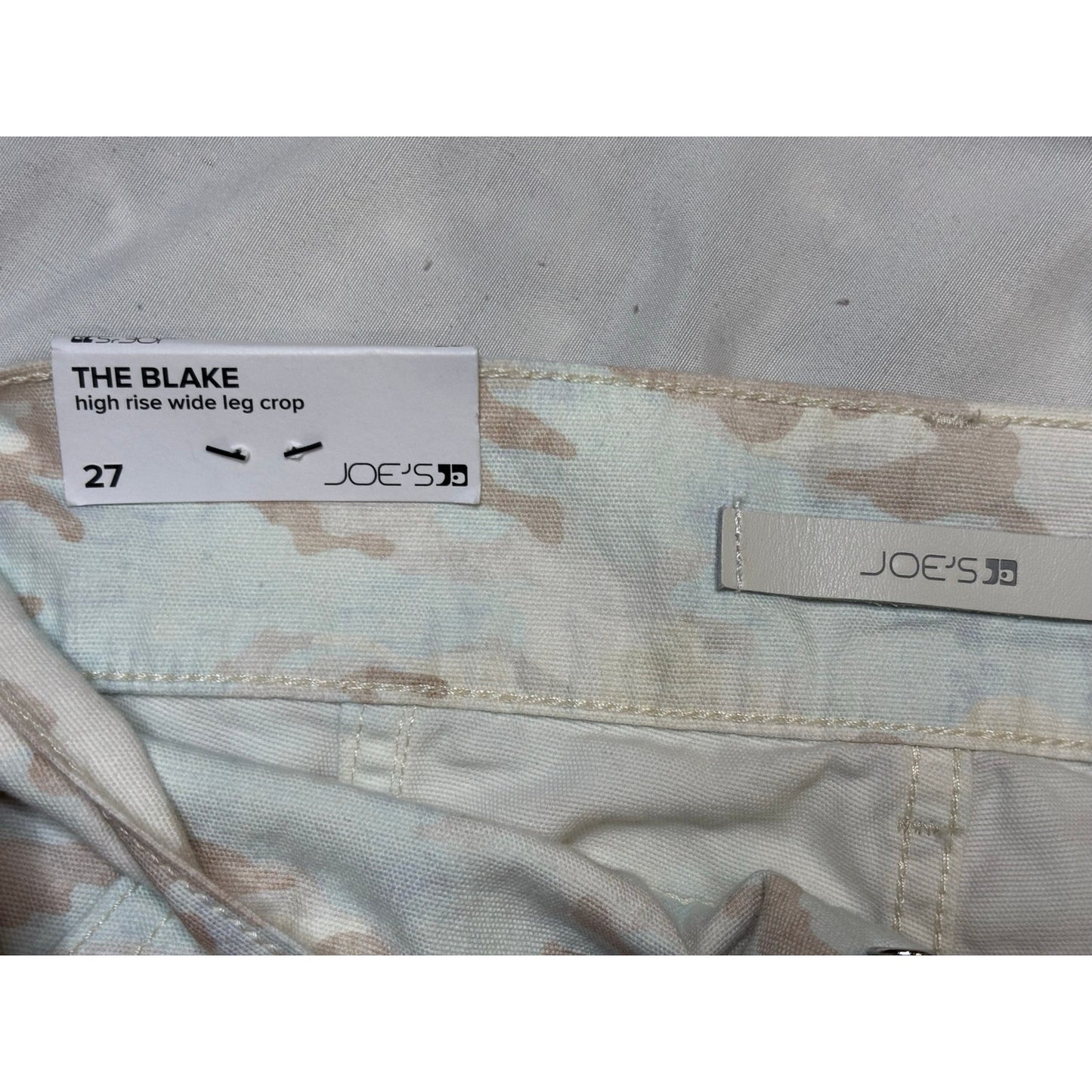 Joe’s Jeans The Blake Camo High Rise Wide Leg Crop Pants SZ 27