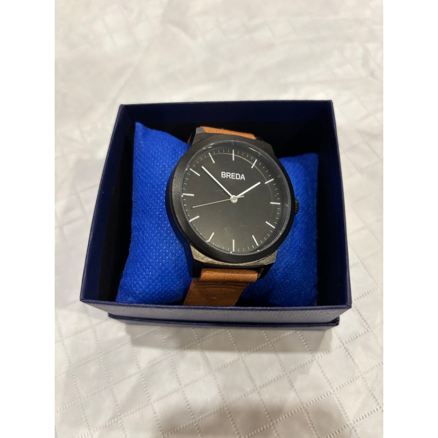 BREDA x Bespoke Post Rand 43mm Leather Watch