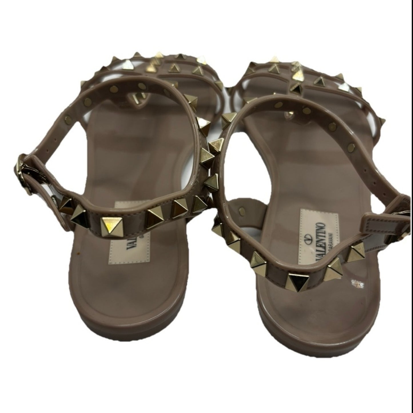 Valentino Garavani Rockstud Rubber Sandals SZ 9