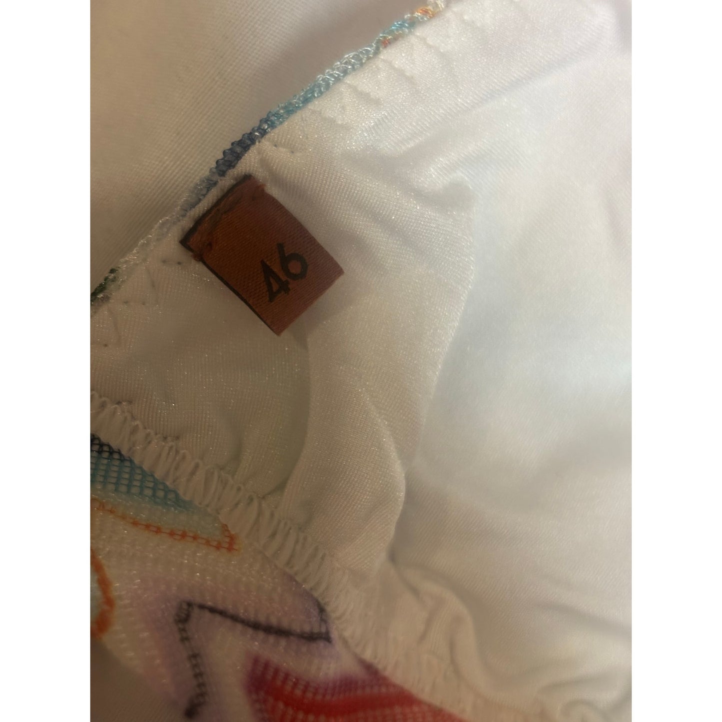 Missoni Zigzag Chevron Multicolor Bikini Set SZ 46