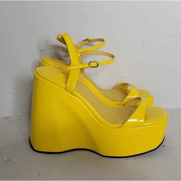 Jeffrey Campbell Exhilarate Platform Sandal SZ 6.5