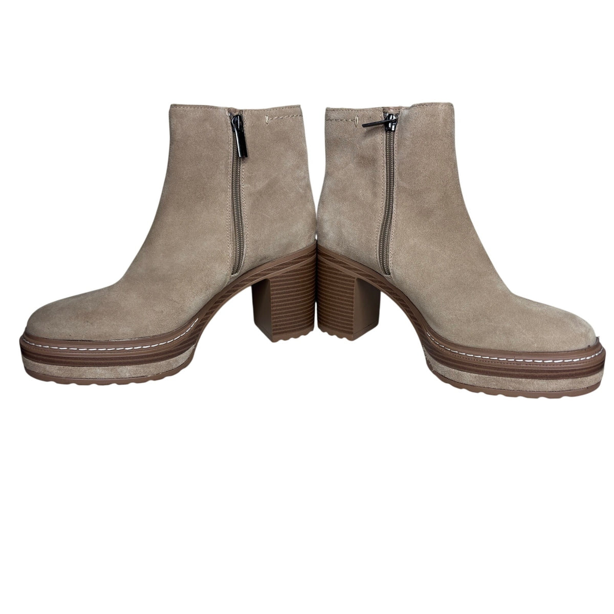 Steve Madden Sloanne Suede Platform Bootie SZ 8.5