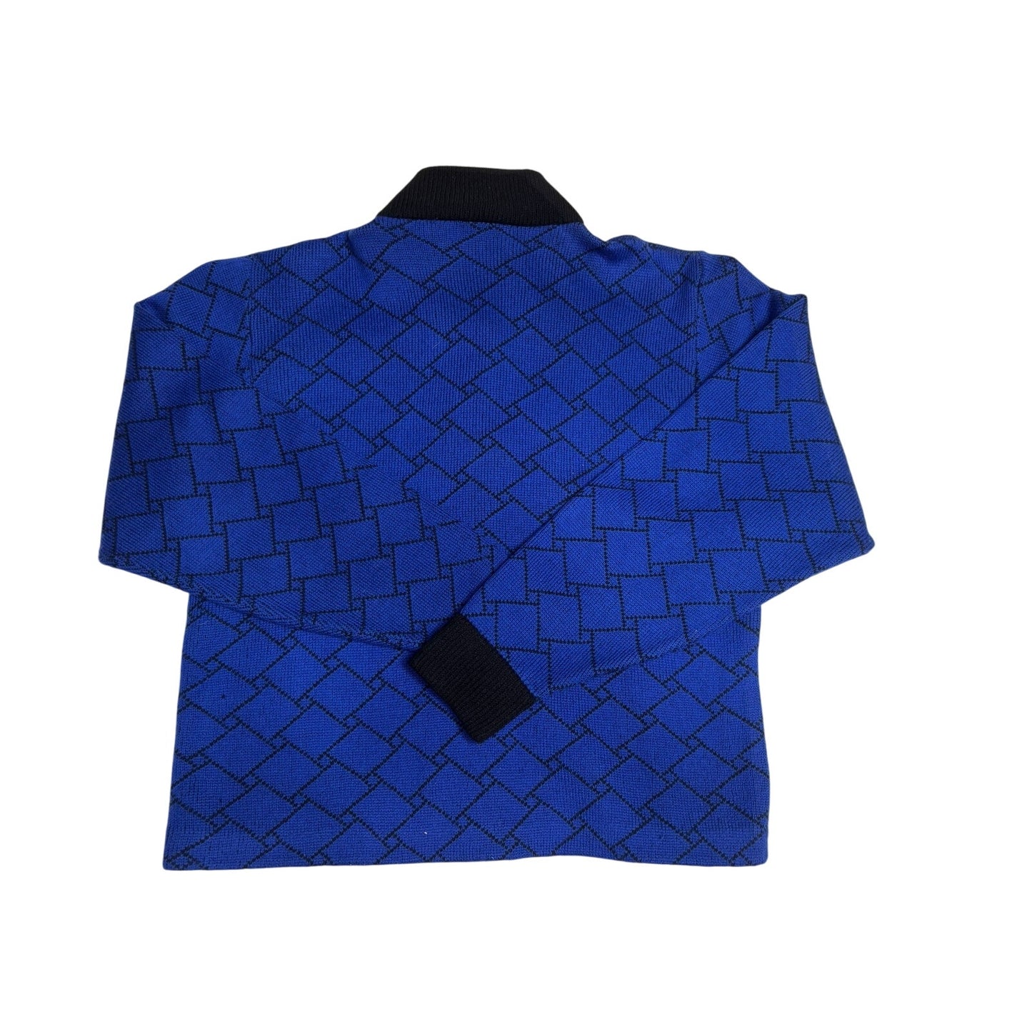 St. John by Marie Gray Geometric Santana Knit Button Jacket SZ 8