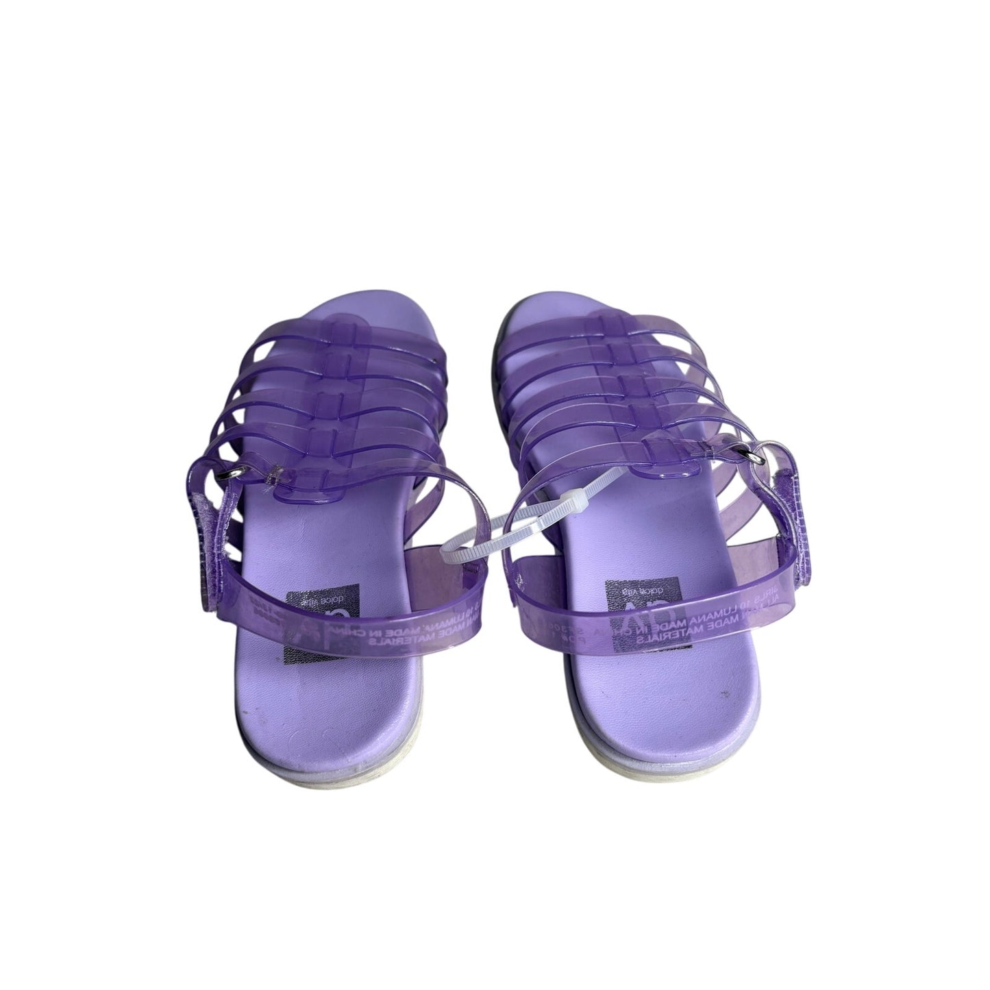 DV by Dolce Vita Lumana Fisherman Jelly Sandals SZ 10