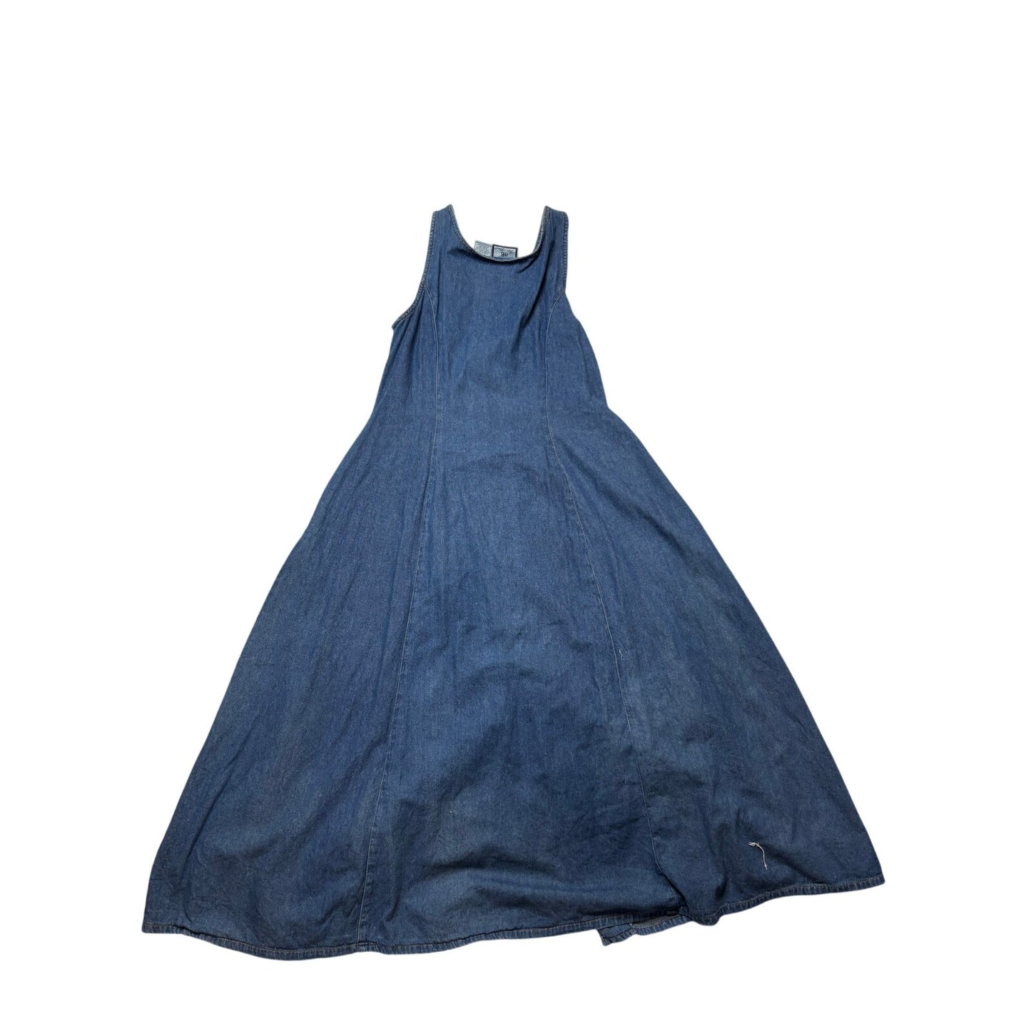 Vintage Bill Blass Denim Jumper Dress SZ 14