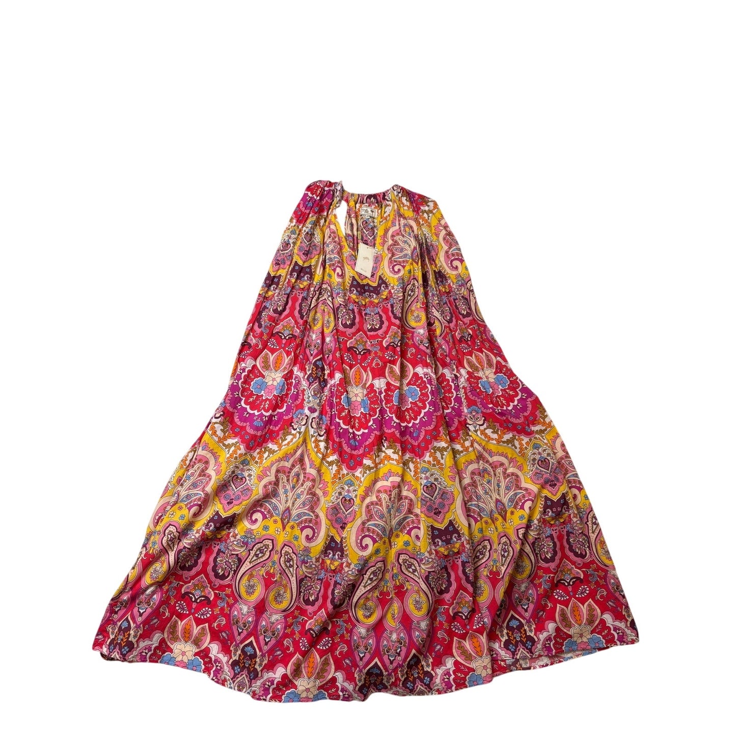Mille Paisley Kaftan Boho Maxi Dress SZ XS