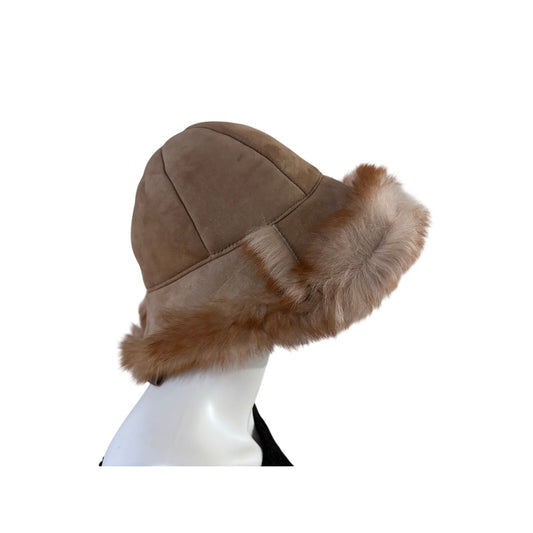 UGG Toscana Long Pile Shearling Trapper Hat Chestnut OS