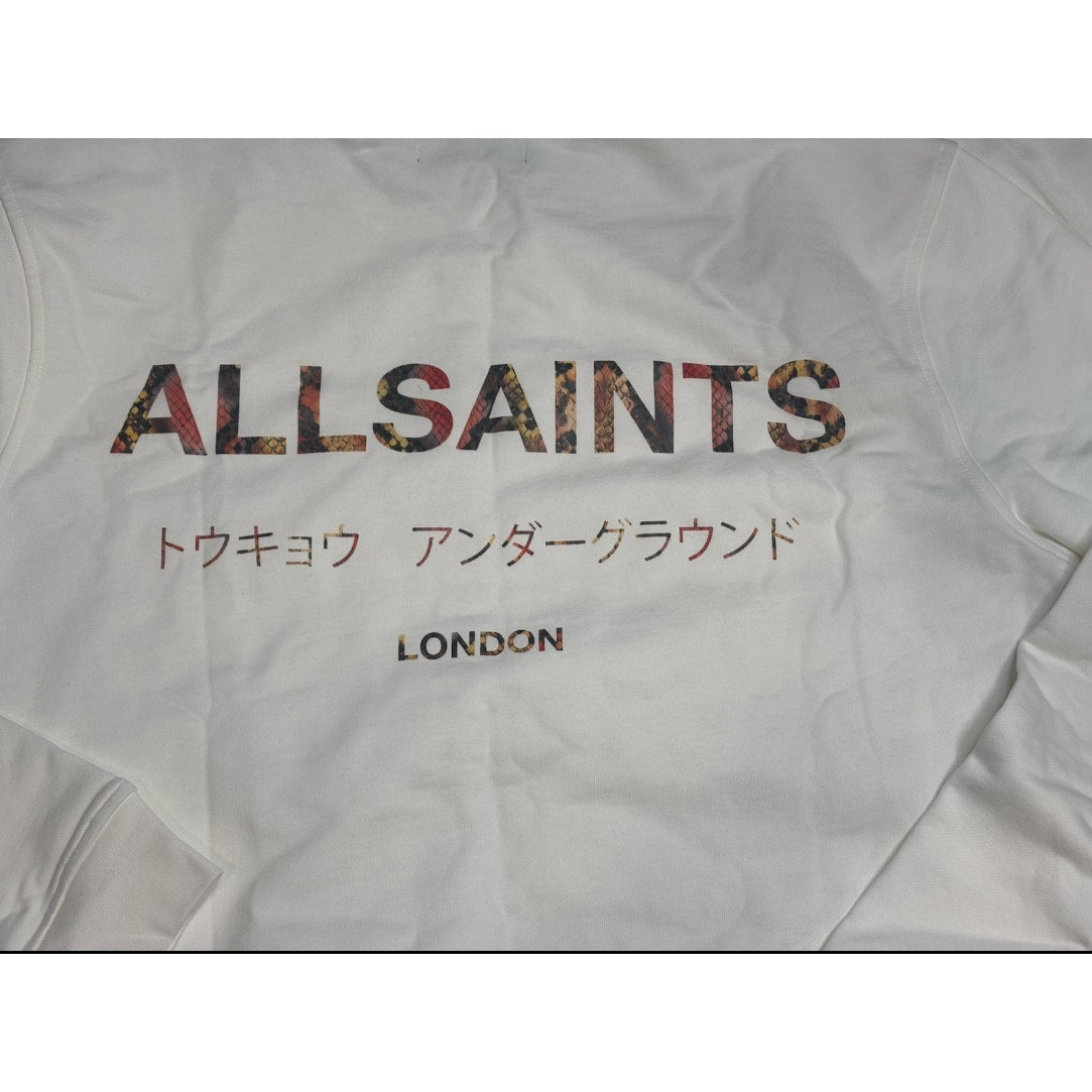AllSaints Tokyo Underground Graphic Crewneck Sweatshirt SZ Med